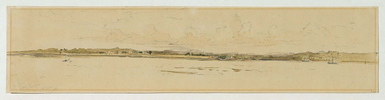 Reden til Point de Galle på Ceylon (Sri Lanka) af Joseph Selleny