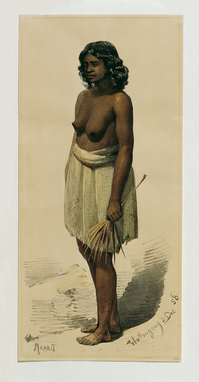 Aboriginale piger fra Wollongong (Wollongong), Australien af Joseph Selleny