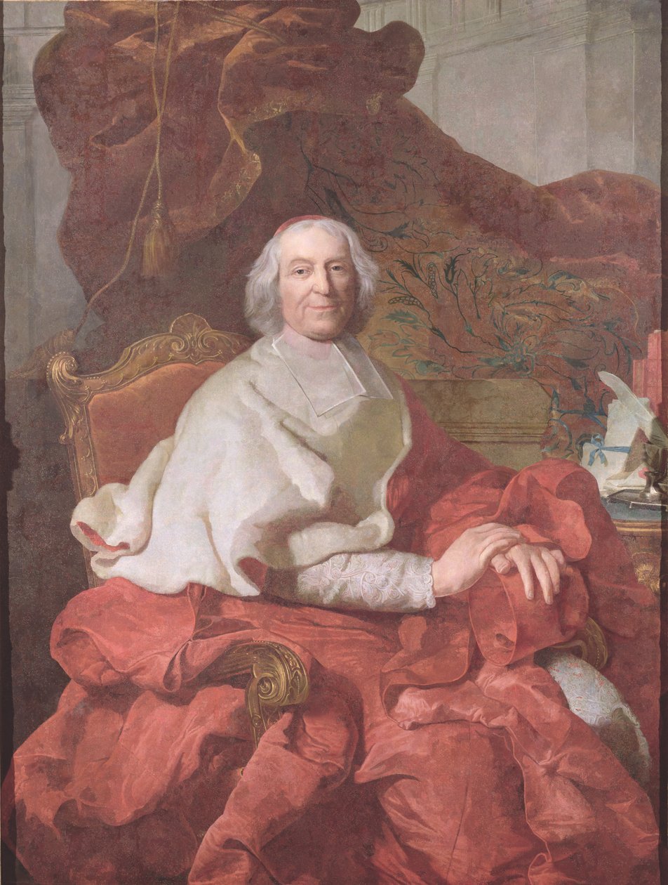Kardinal Andre Hercule de Fleury, biskop af Fregus og premierminister for Louis XV af Joseph Siffred Duplessis