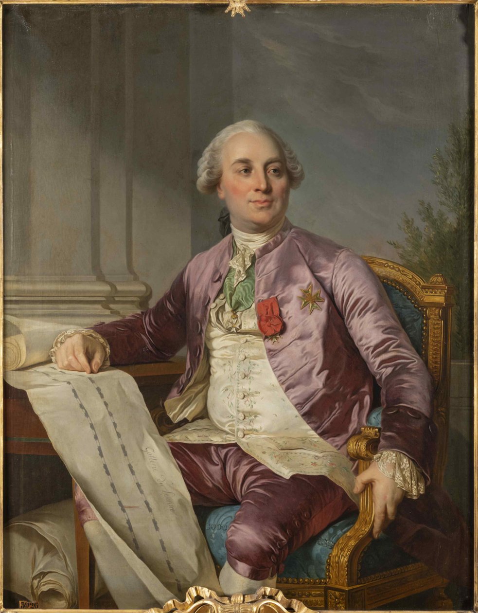 Charles Claude Flahaut de La Billarderie, greve af Angiviller 1730-1809, 1779. af Joseph Siffred Duplessis