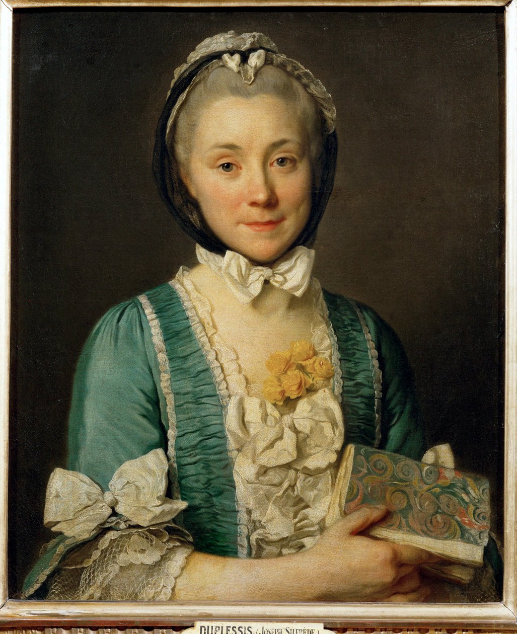 Madame Lenoir, mor til Alexandre Lenoir, grundlægger af Musee des mouments francais ... af Joseph Siffred Duplessis