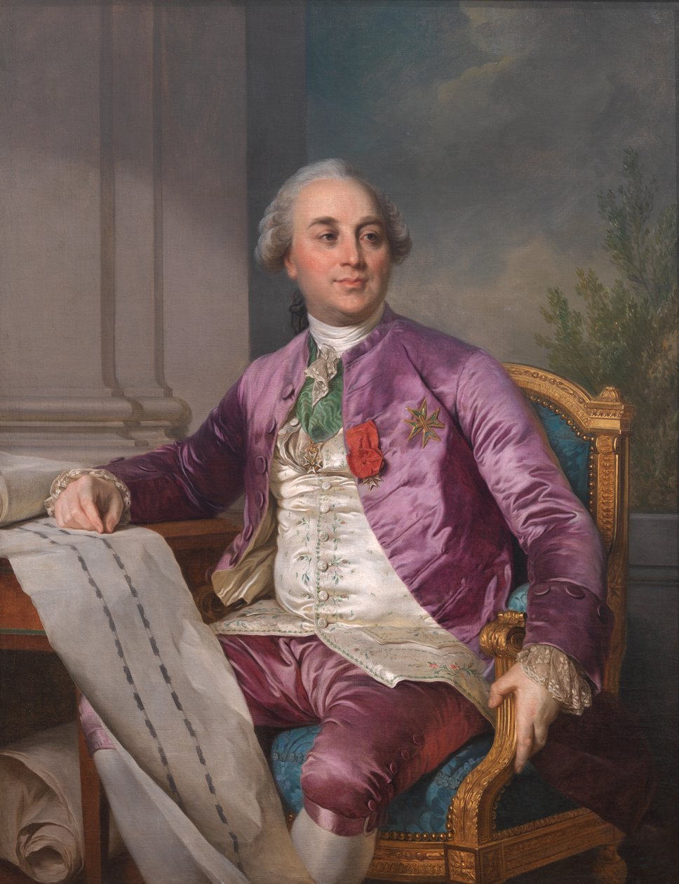 Portræt af Charles-Claude Flahaut de la Billarderie greve af Angiviller (1730-1809) af Joseph Siffred Duplessis