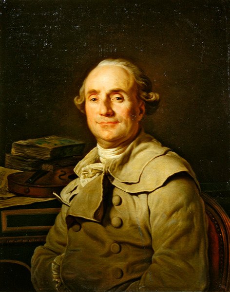 Portræt af Michel-Paul Guy de Chabanon af Joseph Siffred Duplessis