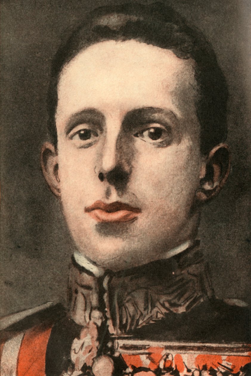Alfonso XIII., konge af Spanien, 1910. af Joseph Simpson