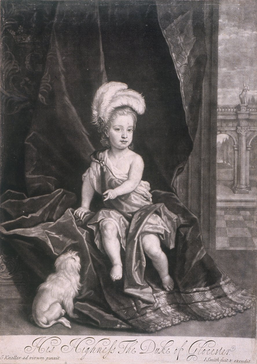 William, hertug af Gloucester, som barn, c1720 af Joseph Smith