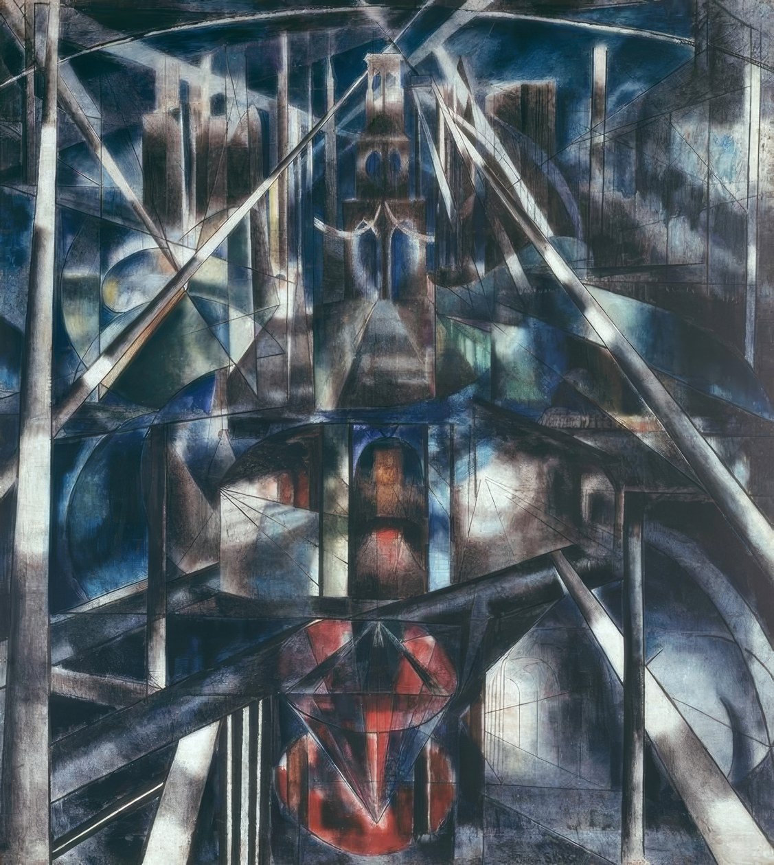 Brooklyn Bridge af Joseph Stella