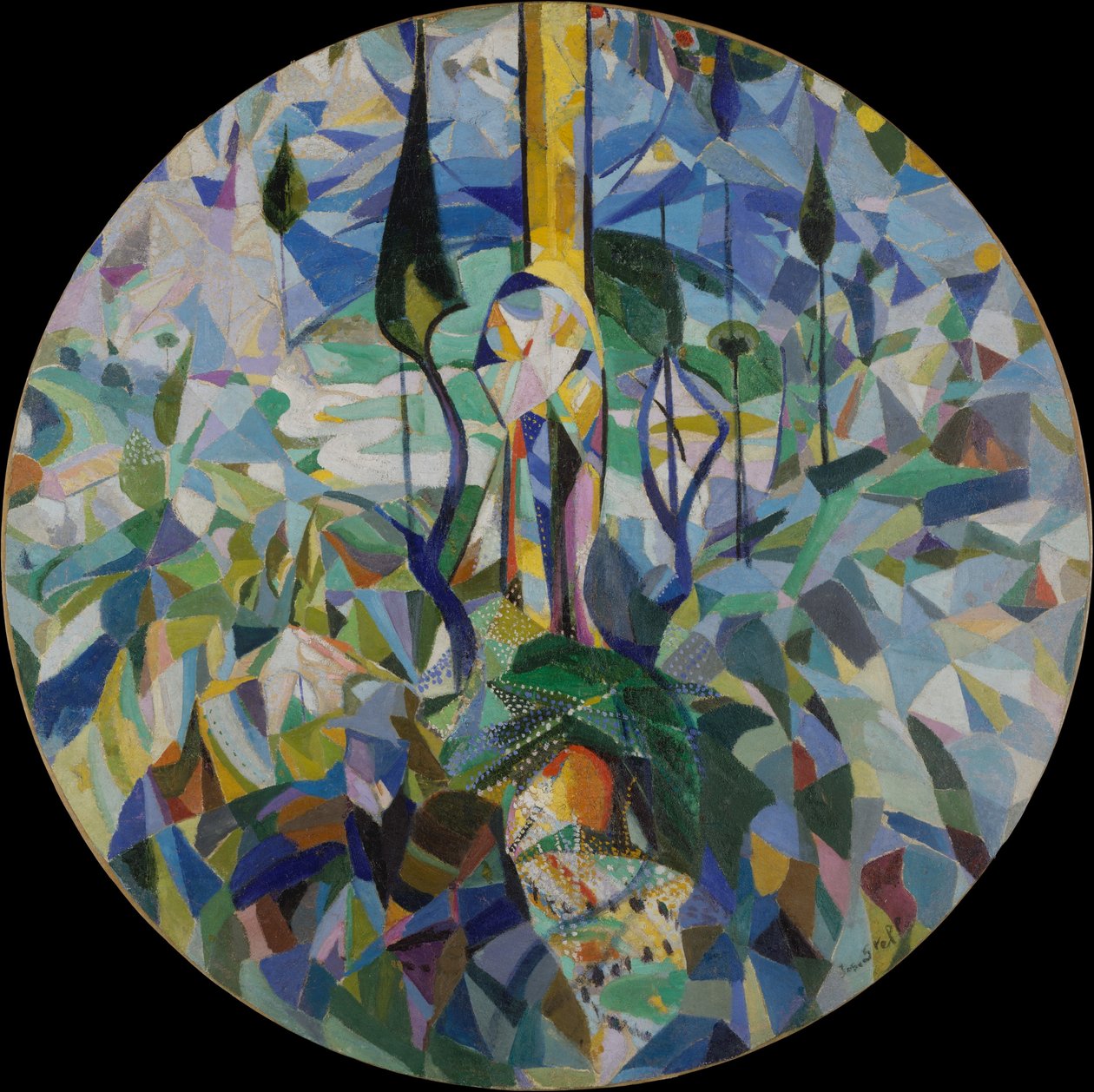 Coney Island af Joseph Stella