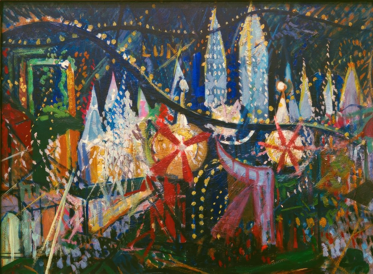 Luna Park af Joseph Stella