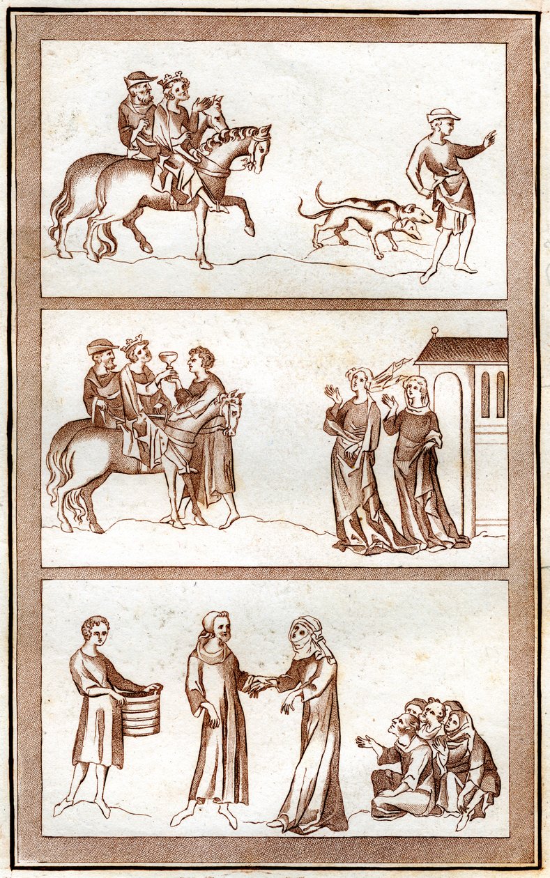 Thomas Beckets liv, 1801. af Joseph Strutt