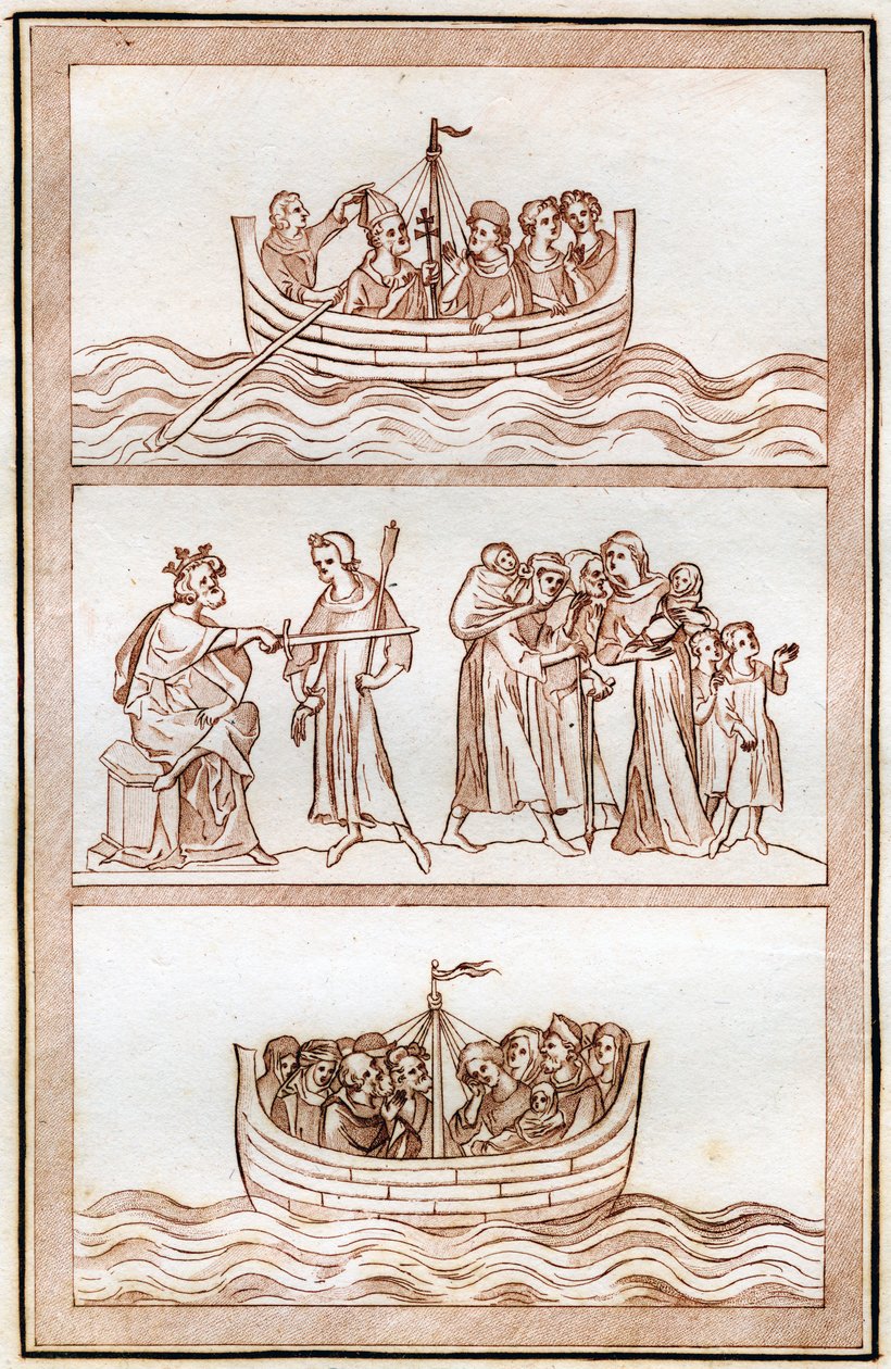 Thomas Beckets liv, 1801. af Joseph Strutt