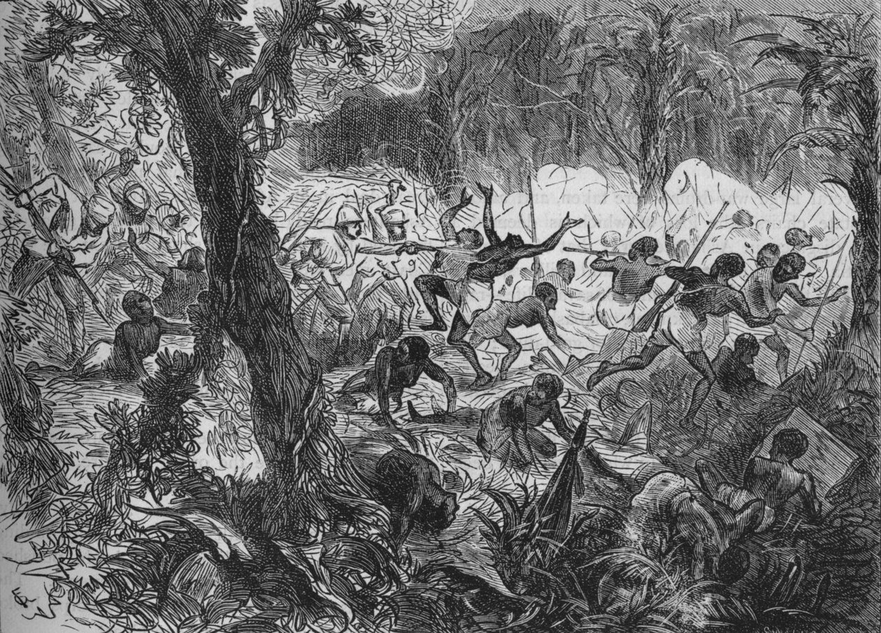 Kamp ved Abracrampa, 1880 af Joseph Swain
