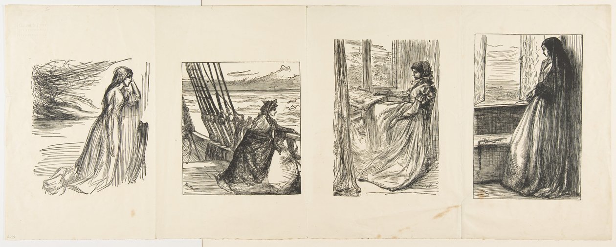 Hjælpefonden i Lancashire, Majorens Datter, The Morning Before the Massacre of St..., 1862 af Joseph Swain