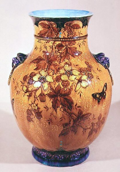 Vase, ca. 1870-80 (lertøj) af Joseph Theodore Deck