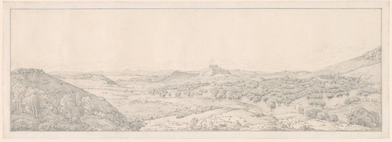 Panorama mod Athen fra Afrodites Have af Joseph Thürmer