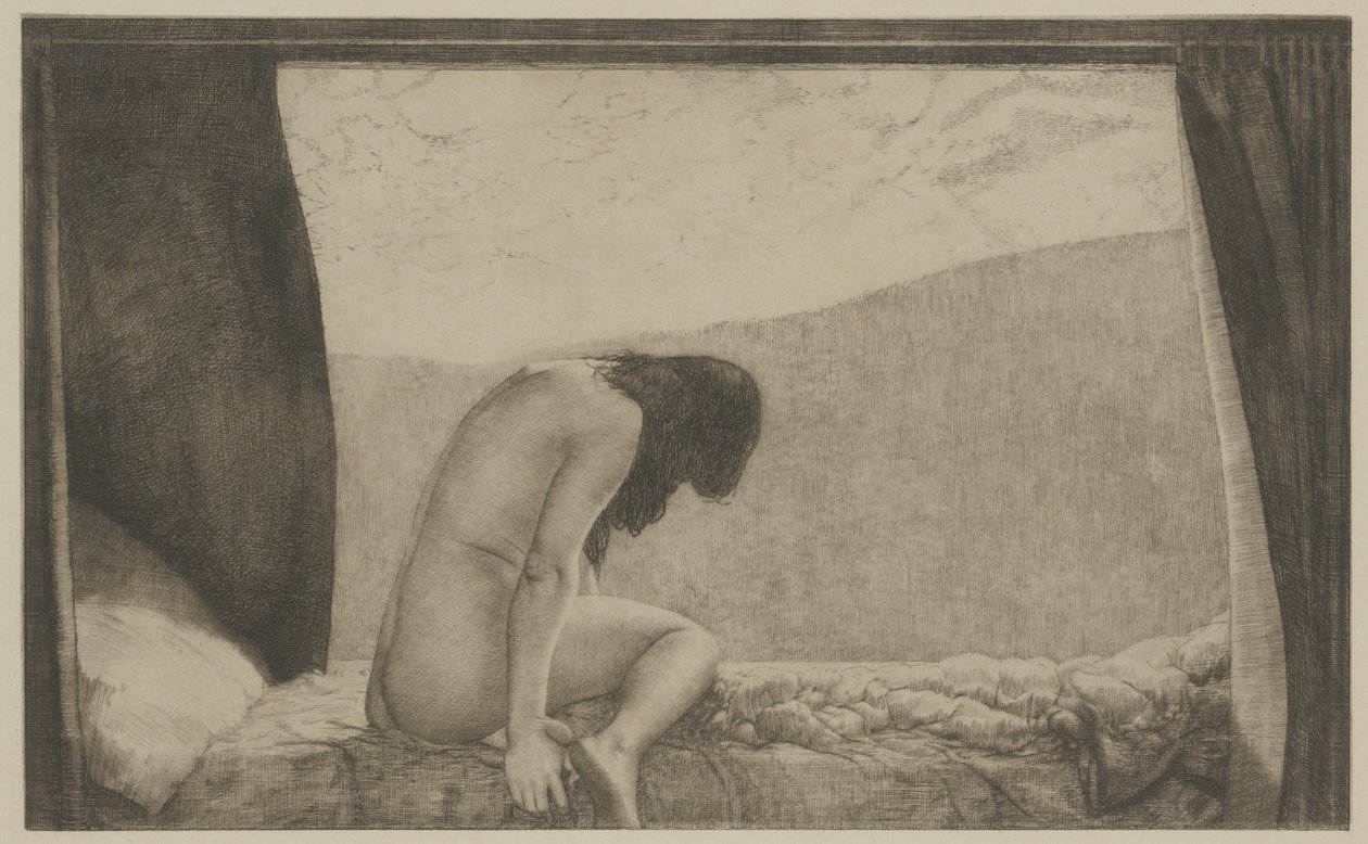 Forsaken, ca. 1913 (gravering) af Joseph Uhl
