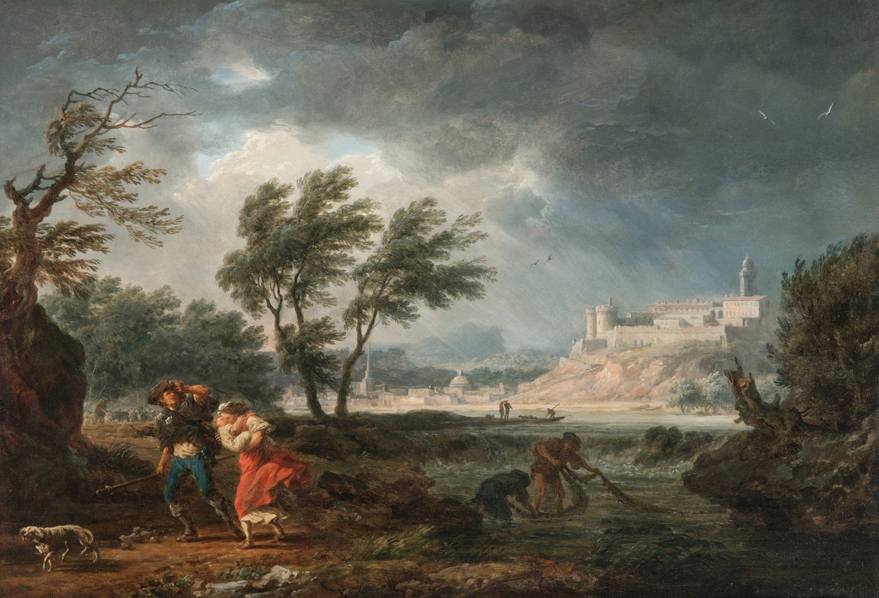 De fire tidspunkter på dagen: Middag af Joseph Vernet