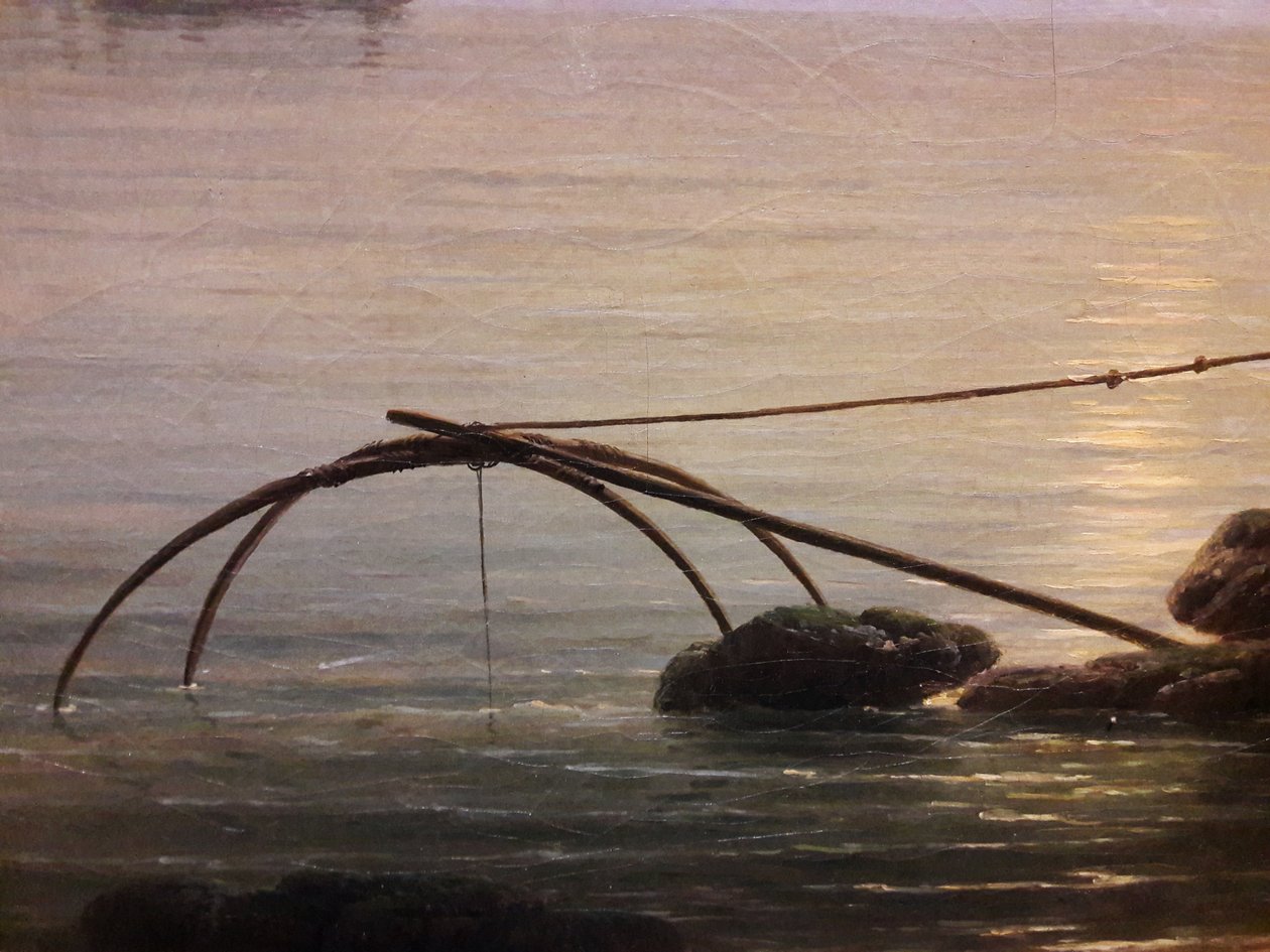 Udsigt over en havn om morgenen (Morgen)


 (detalje). af Joseph Vernet