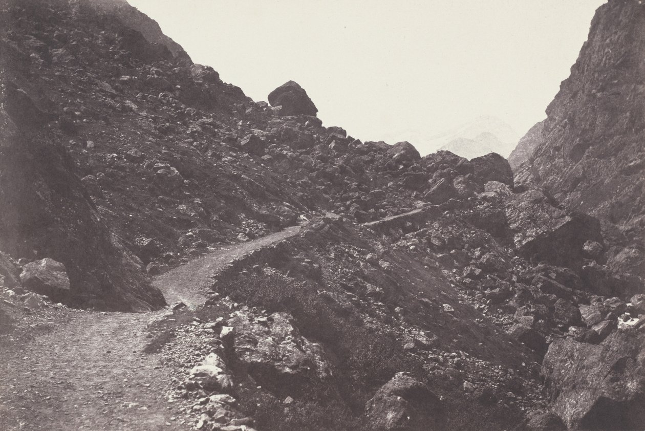 Sankt Frelser. Vejen til kaos, der fører til Gavarnie (Saint-Sauveur. Vejen til kaos, der fører til Gavarnie) af Joseph Vigier