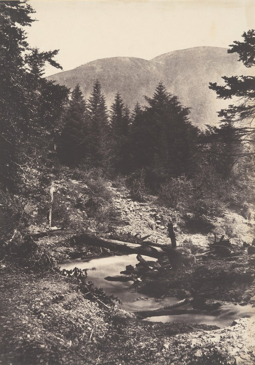 Torrent af Demoiselles-vandfaldet, Bagnères de Luchon., 1853. af Joseph Vigier