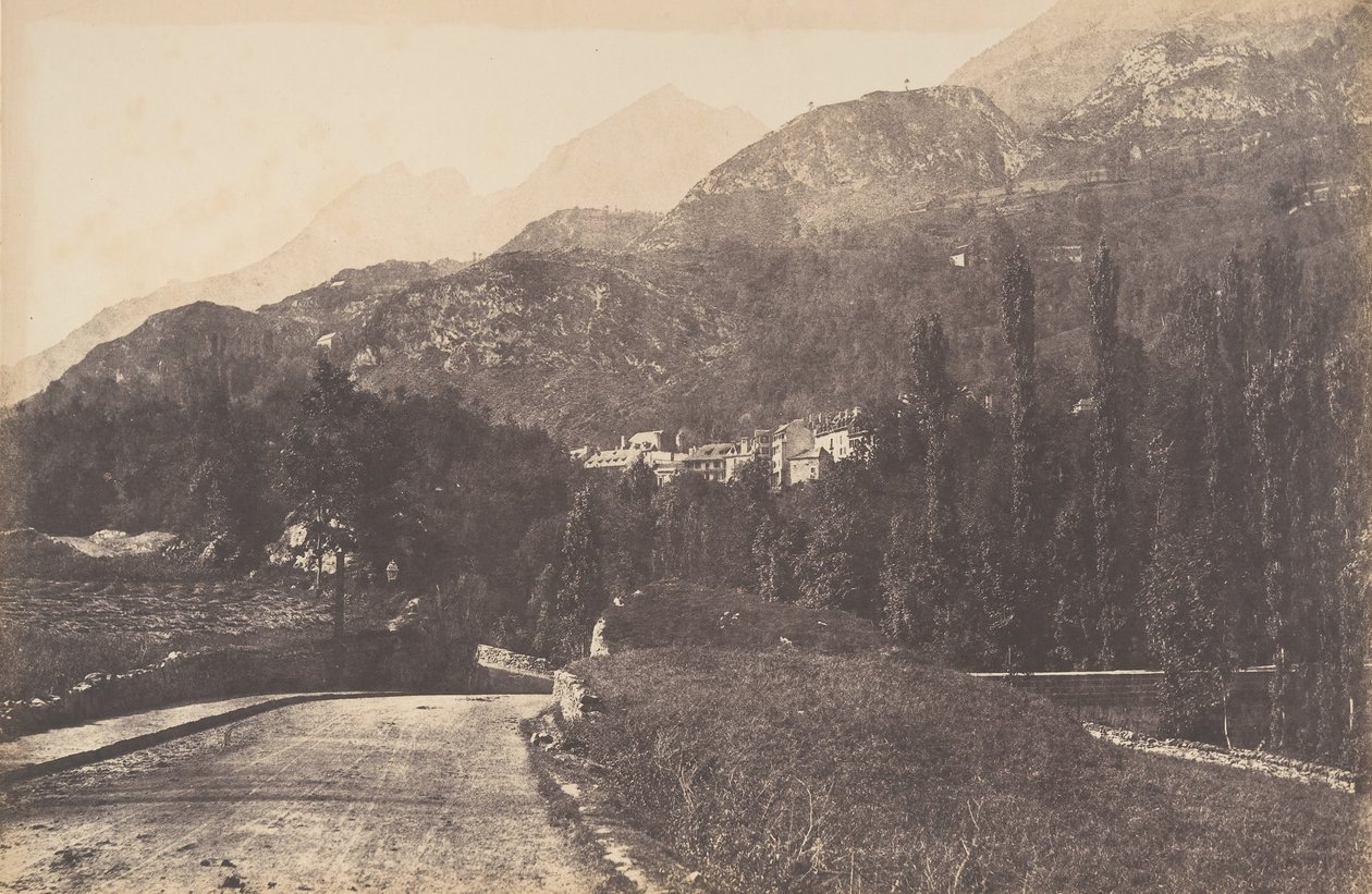 Udsigt over vandet i Saint-Sauveur, 1853. af Joseph Vigier