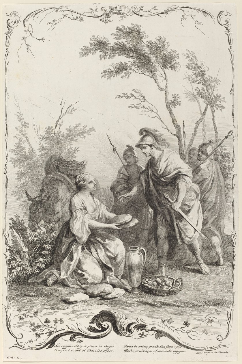 David og Abigail af Joseph Wagner