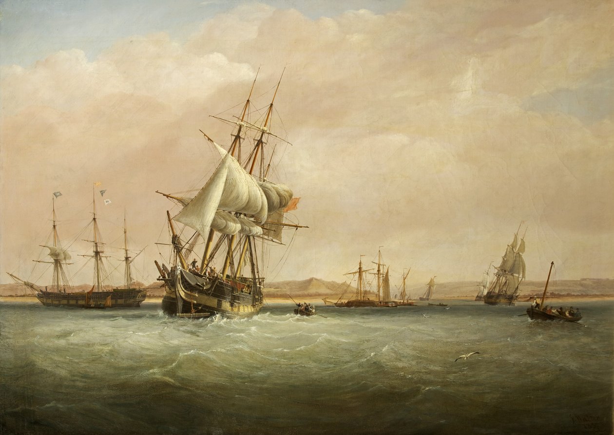Kongevejen og Avonens mund af Joseph Walter