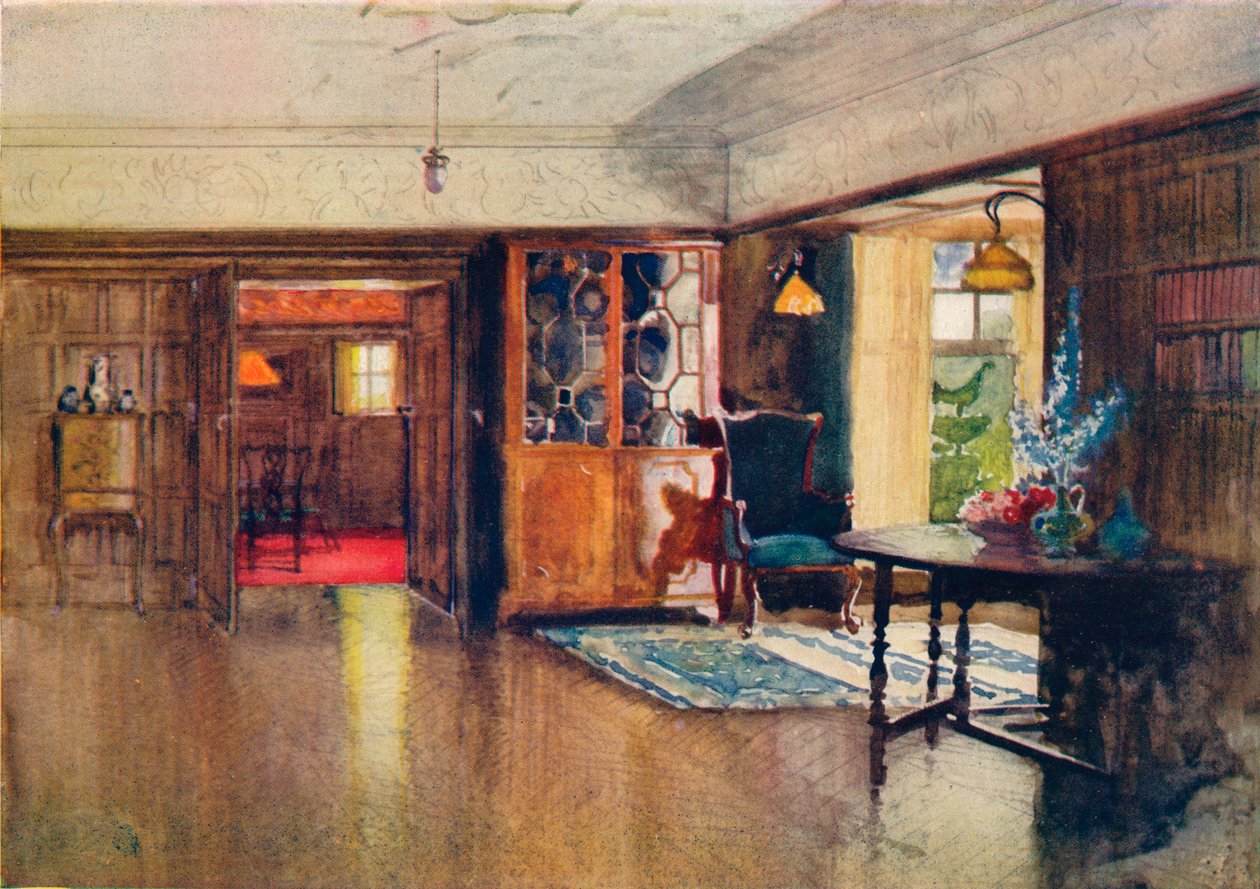The Orchard, Harrow: The Dining Room, c1880-1903, 1903 af Joseph Walter West