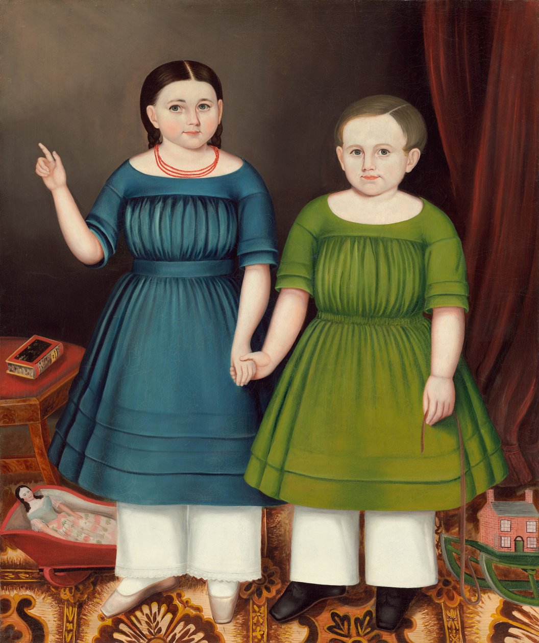 Mary og Francis Wilcox af Joseph Whiting Stock