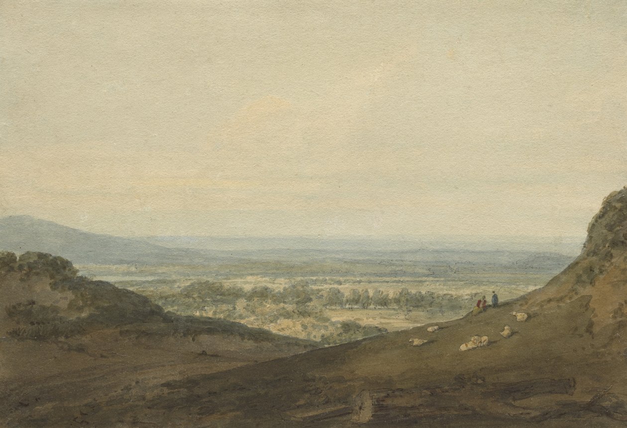 Udsigt i Westmorland, nær Ireton, ca. 1796 af Joseph Mallord William Turner
