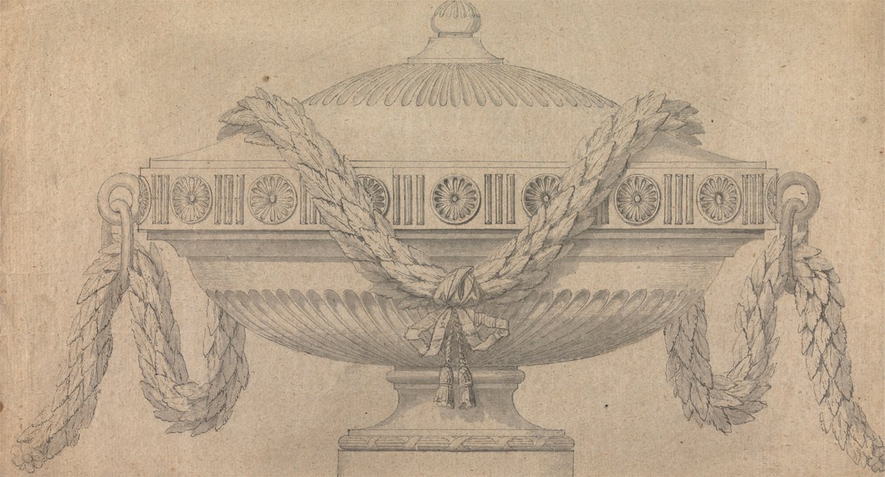 Design til en urne af Joseph Wilton