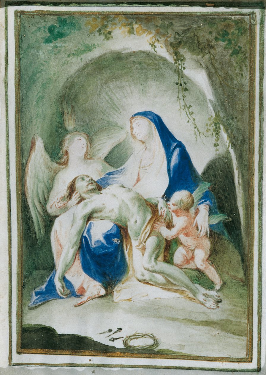 Maria med Kristi legeme af Joseph Winterhalder d. J.