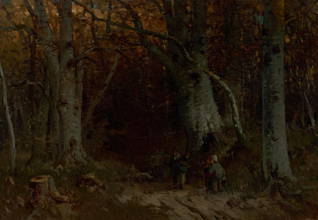 hans og Grete af Joseph Wopfner