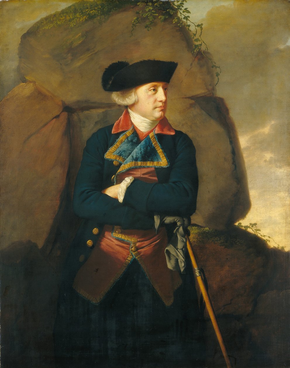 Portræt af en gentleman af Joseph Wright