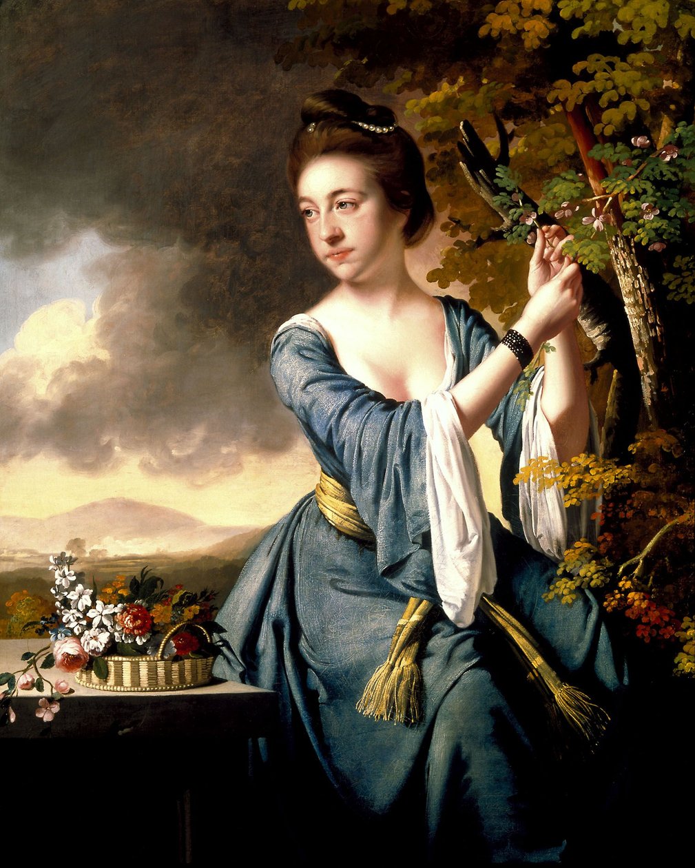 Elizabeth, fru John Bostock af Joseph Wright fra Derby, ARA af Joseph Wright of Derby