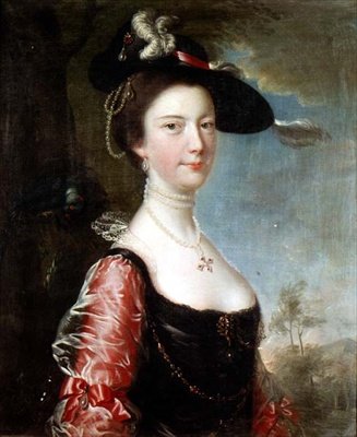 Portræt af Anne Hanway af Joseph Wright of Derby