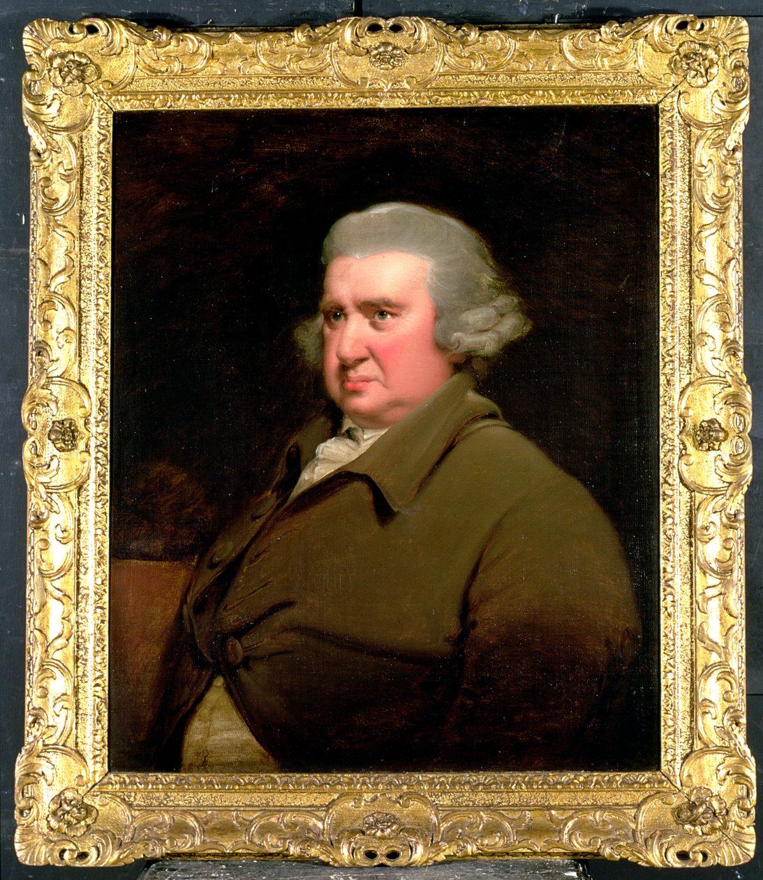Portræt af Dr. Erasmus Darwin, (1731-1802) videnskabsmand, opfinder og digter, bedstefar til Charles Darwin, 1792-93 (se også 5516) af Joseph Wright of Derby