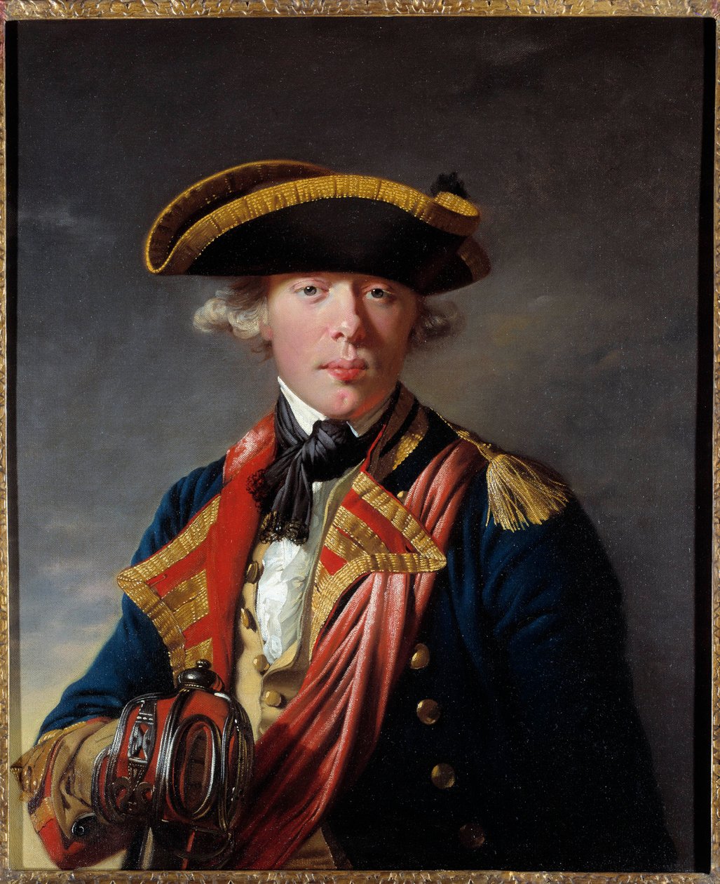 Portræt af James Cook (1728 - 1779), britisk navigatør omkring 1766 - 1768. Maleri af Joseph Wright fra Derby (1734 - 1797). Kansas City Museum Of Art af Joseph Wright of Derby