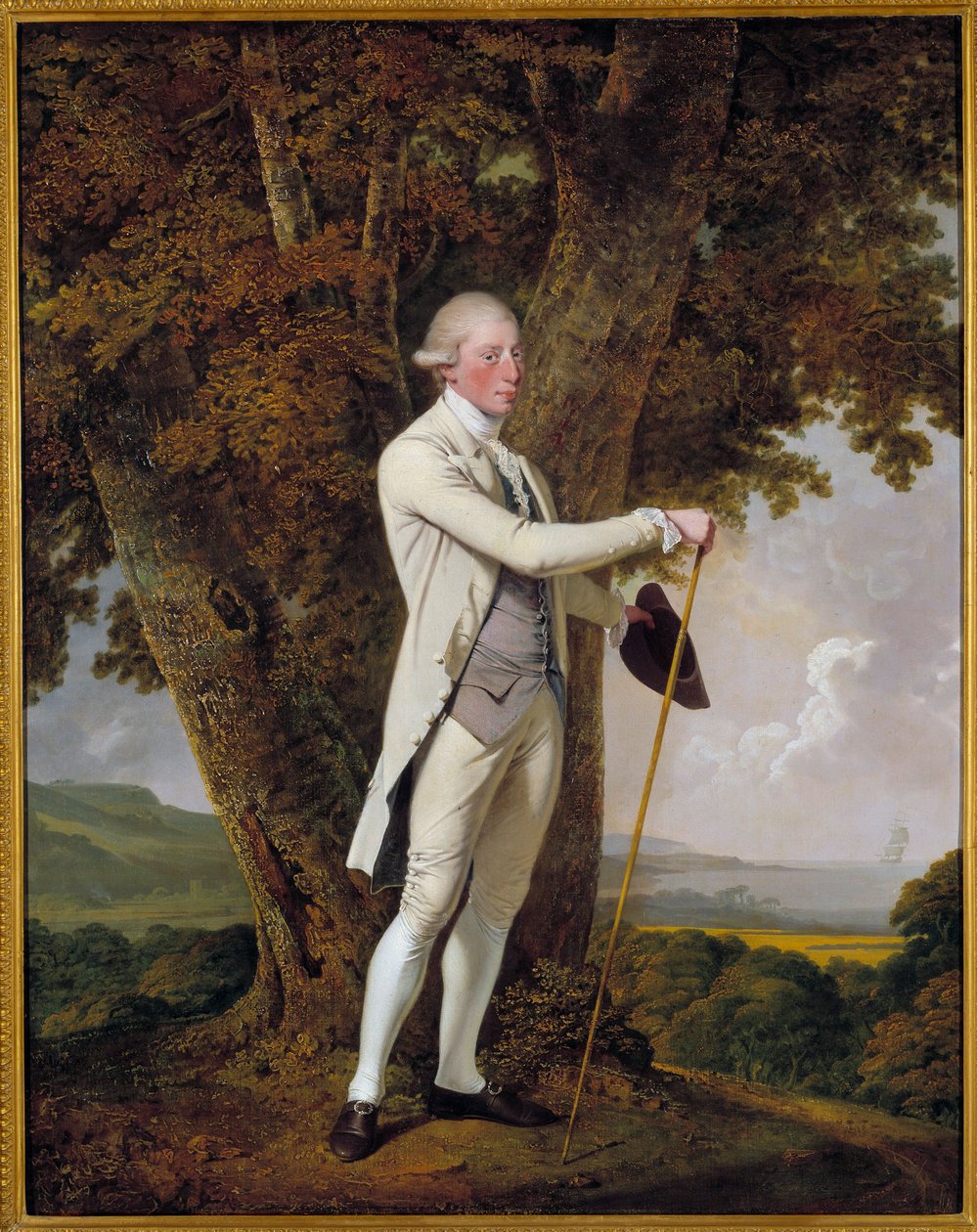 Portræt af John Milnes af Joseph Wright of Derby