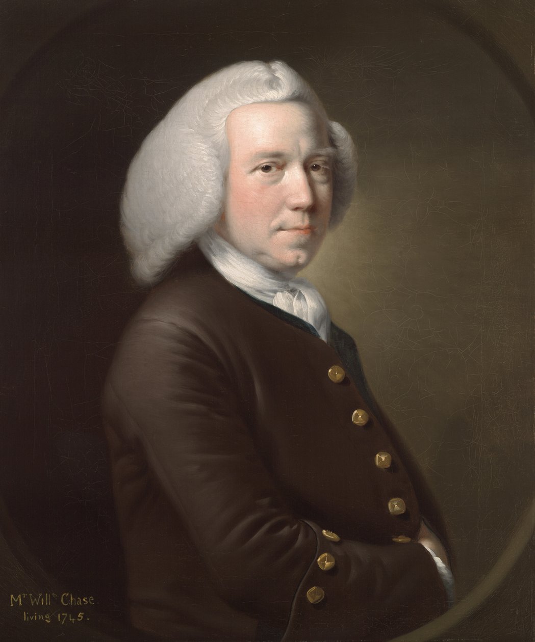 Portræt af Mr. William Chase, Sr., ca. 1760-65 af Joseph Wright of Derby