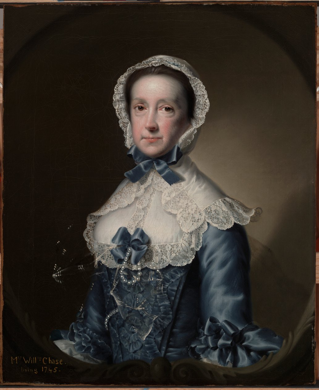 Portræt af Mrs. William Chase, Sr. af Joseph Wright of Derby