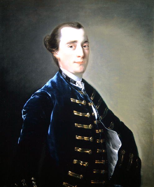 Portræt af Sampson Copestake (d.1781) af Kirk Langley (olie på lærred) af Joseph Wright of Derby