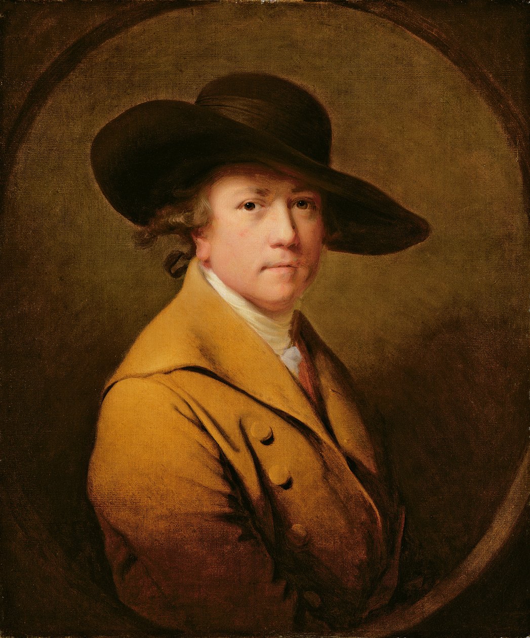 Selvportræt, ca. 1780 (olie på lærred) af Joseph Wright of Derby