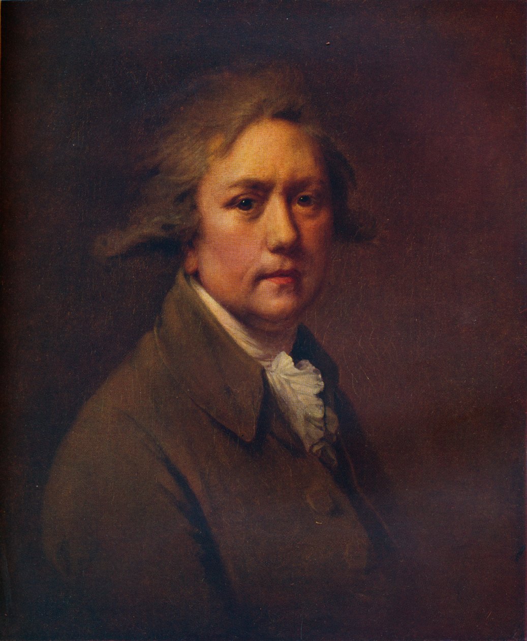 Selvportræt i en alder af omkring halvtreds, c1782-1785, 1930. af Joseph Wright of Derby