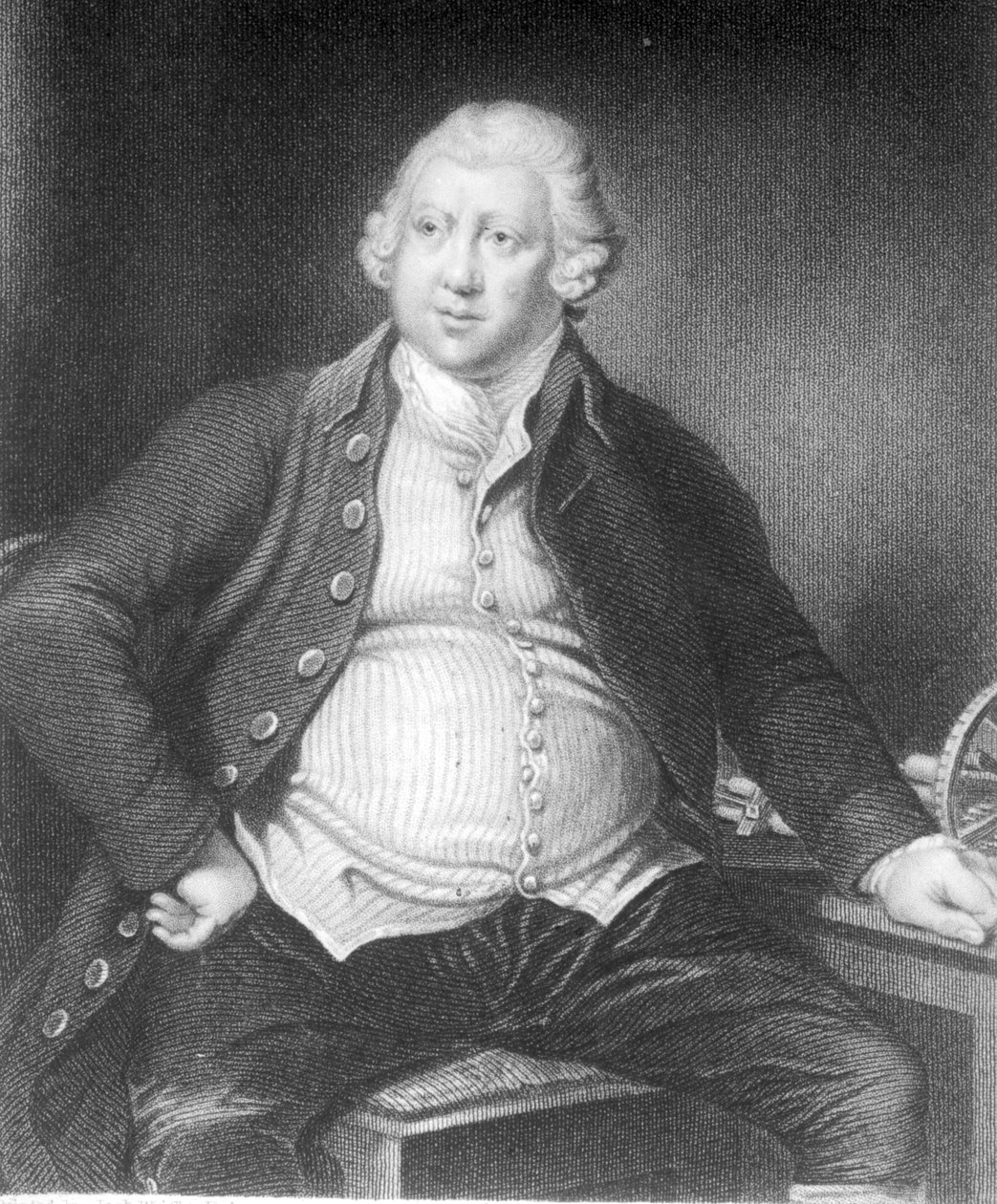 Sir Richard Arkwright, graveret af Joseph Jenkins, 1833 af Joseph Wright of Derby
