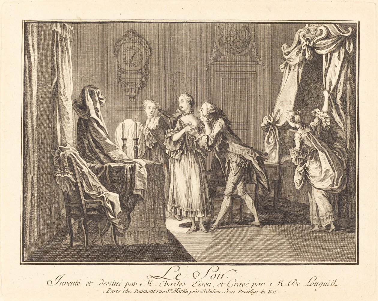 Aften af Joseph de Longueil after Charles Eisen