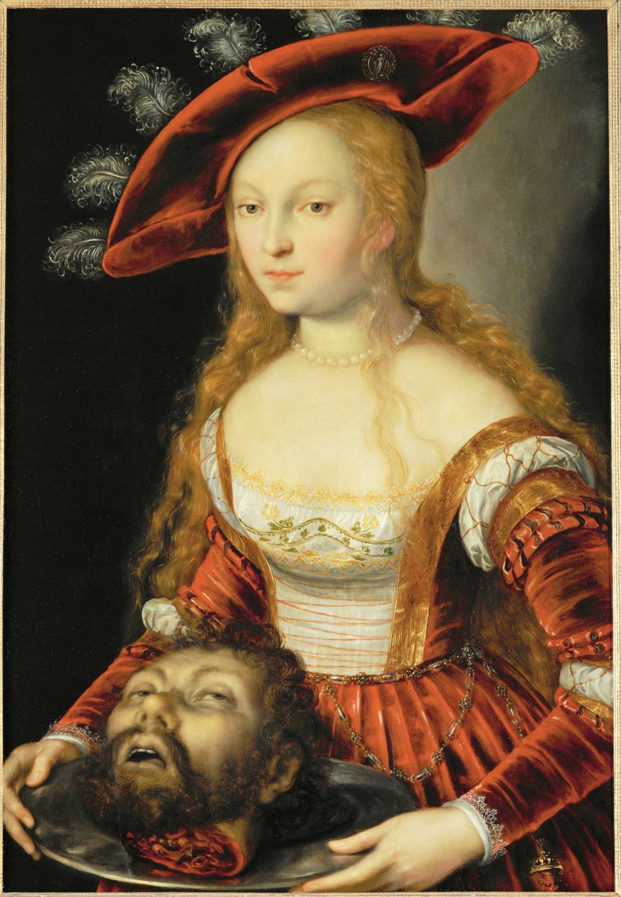 Salome med Johannes Døberens hoved ... af Joseph the younger Heintz