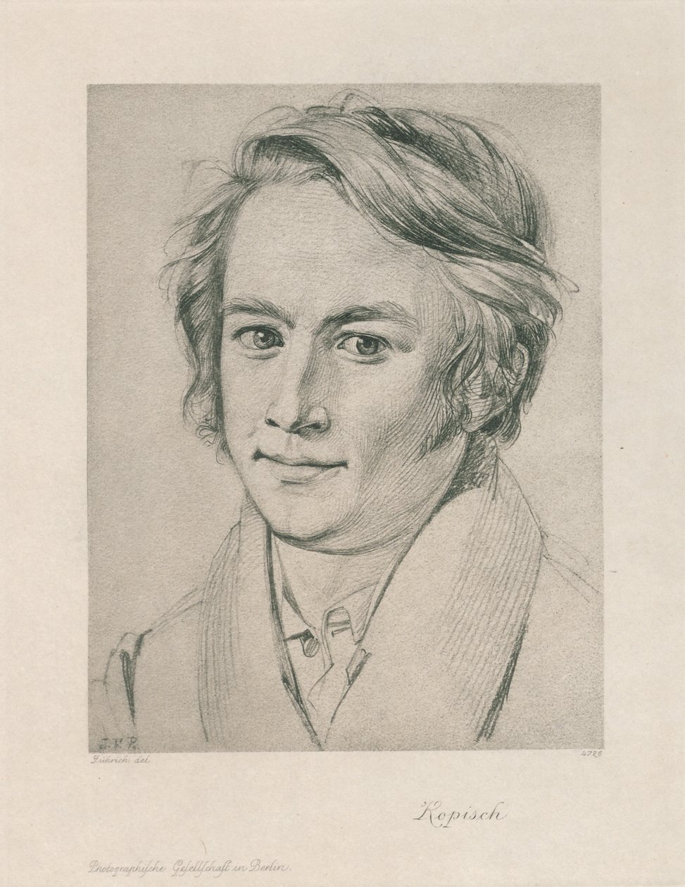 Portræt af mand af Joseph von Fuhrich
