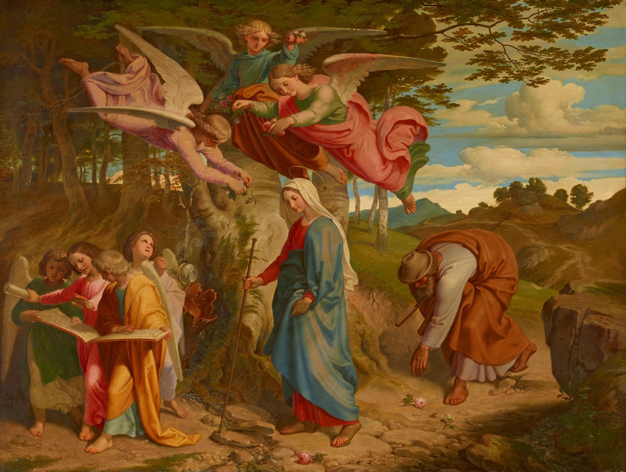 Marias vandring over bjergene af Joseph von Fuhrich