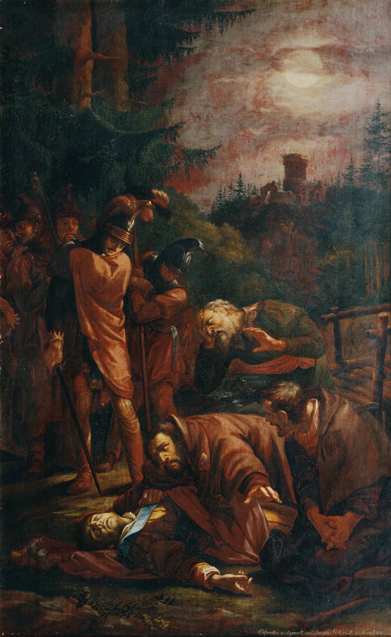 Grev Pfalz Otto af Bayerns død af Joseph von Fuhrich