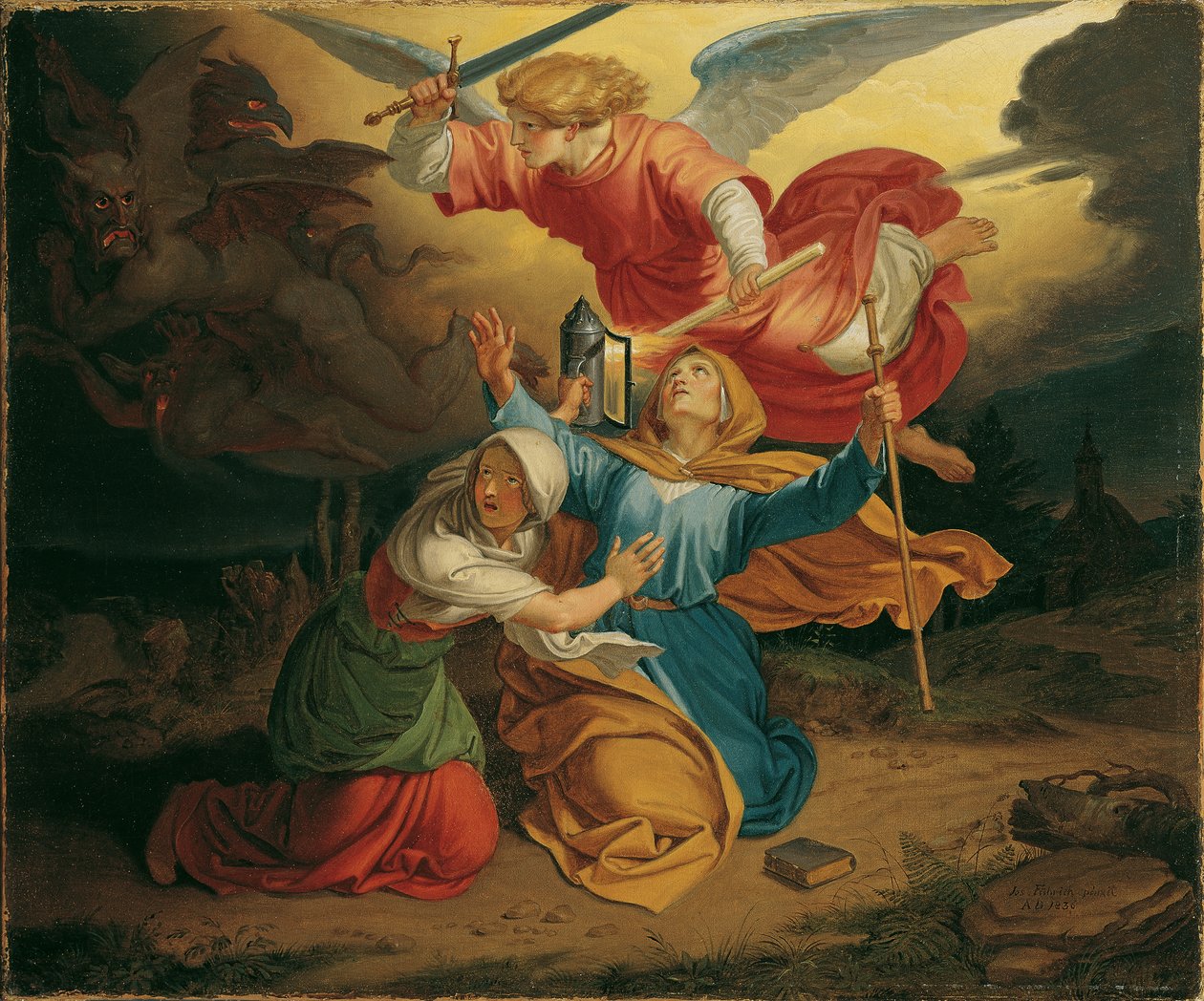 Sankt Gudulas fristelse af Joseph von Fuhrich